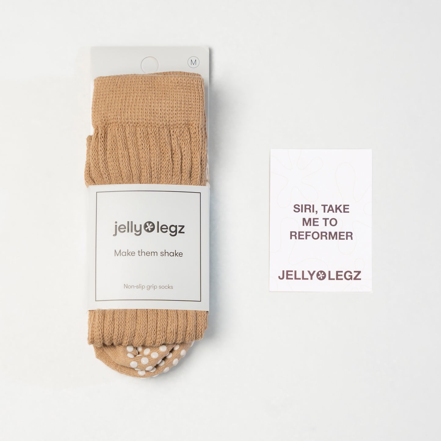 CARAMEL SLOUCH Pilates Grip Socks (AUTUMN COLLECTION)