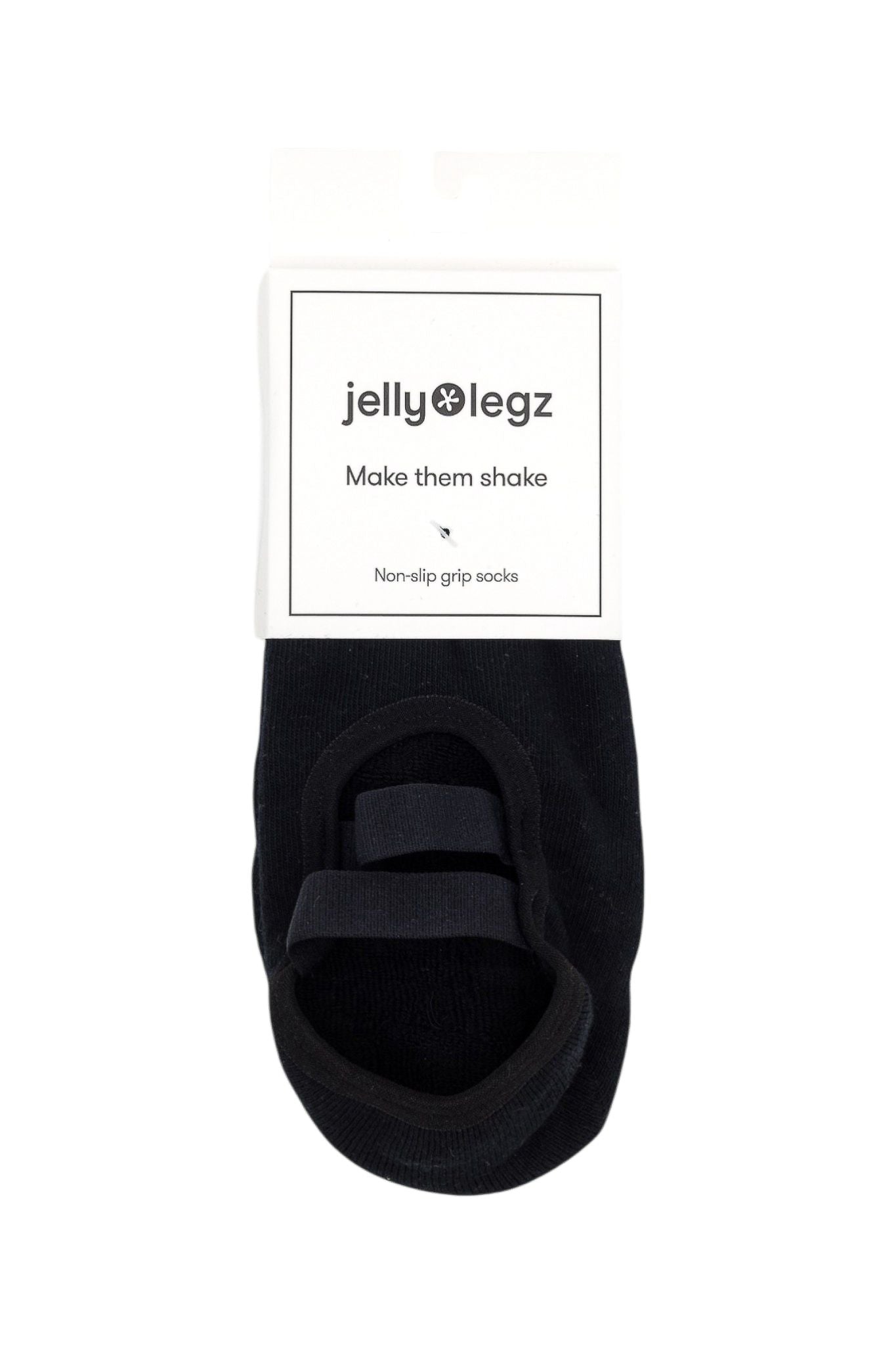 BLACK ONYX PILATES & BARRE INFRARED GRIP SOCKS | HEART & SOLE