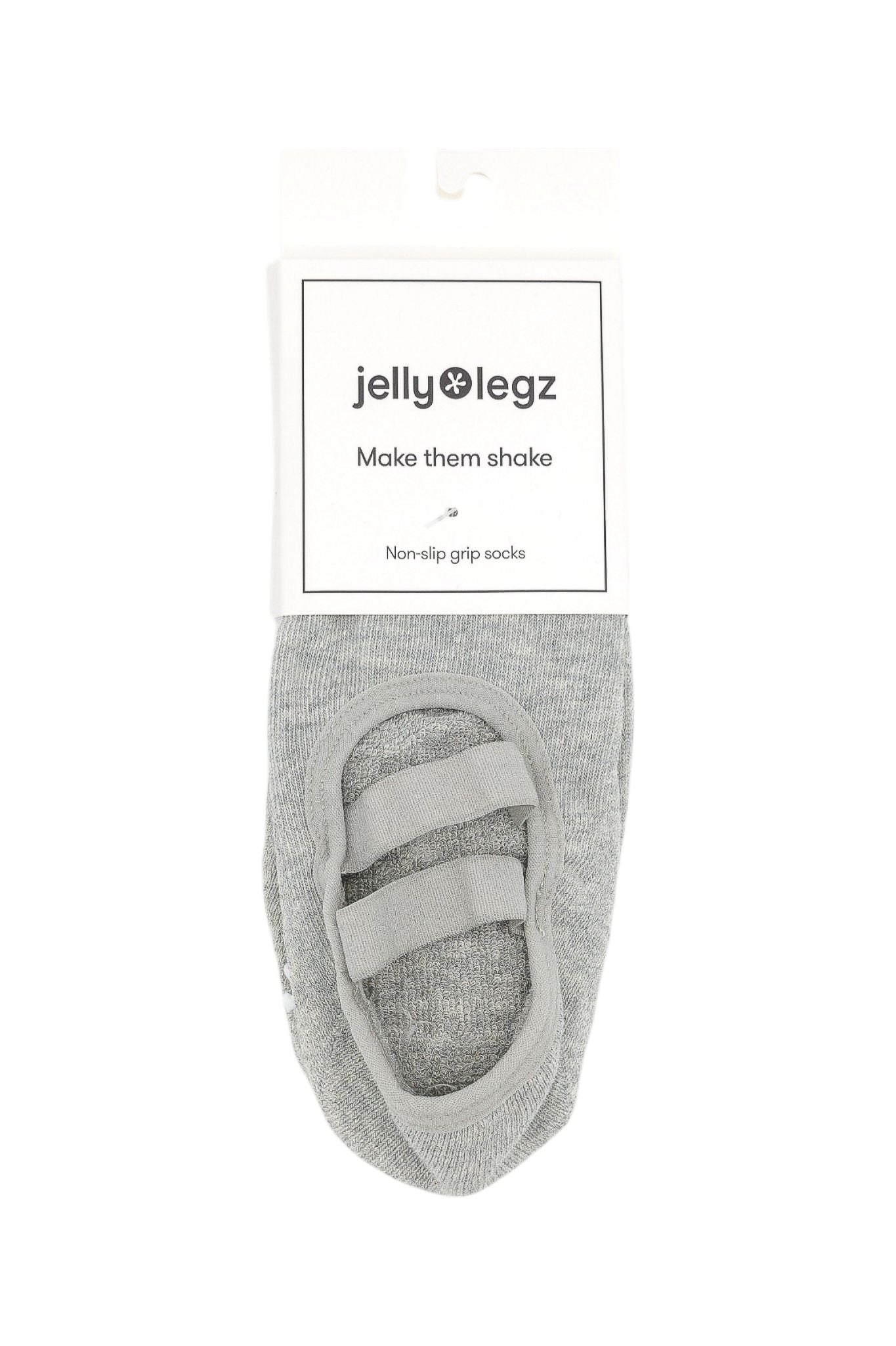 GREY HEMATITE PILATES & BARRE INFRARED GRIP SOCKS | HEART & SOLE