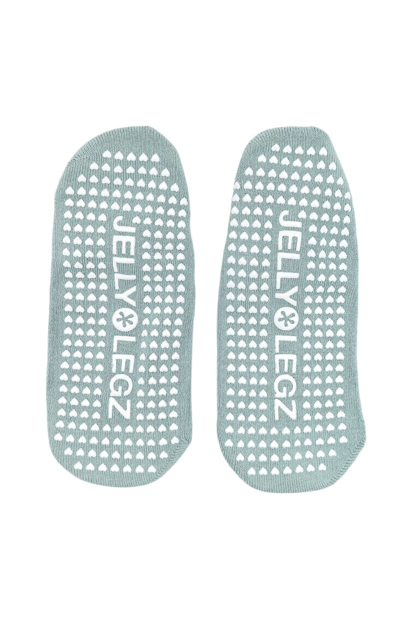 JADE GREEN PILATES & BARRE INFRARED GRIP SOCKS | HEART & SOLE