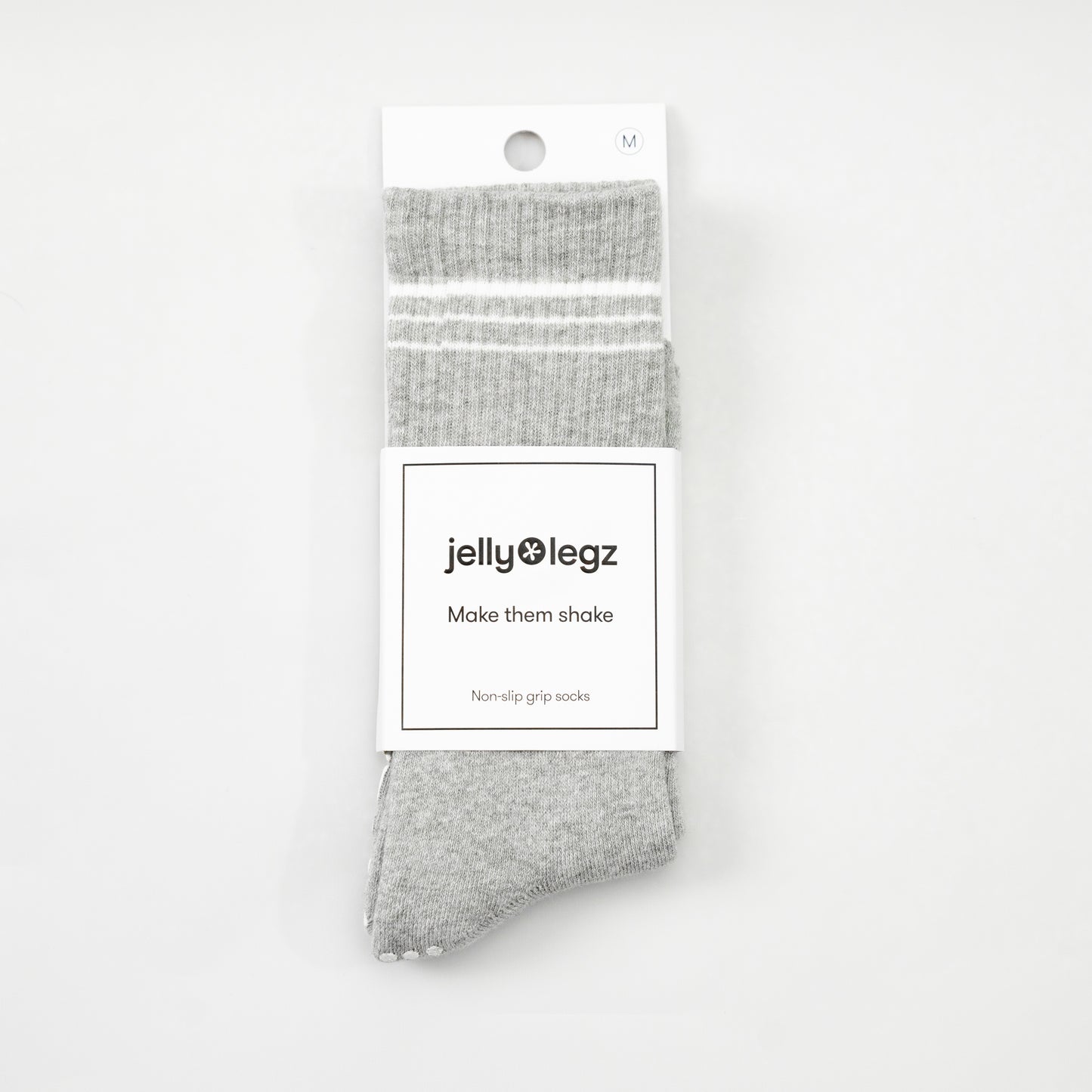 Light Grey SPIRIT QUARTZ Crewe Socks (Limited Edition Crystal Soul)