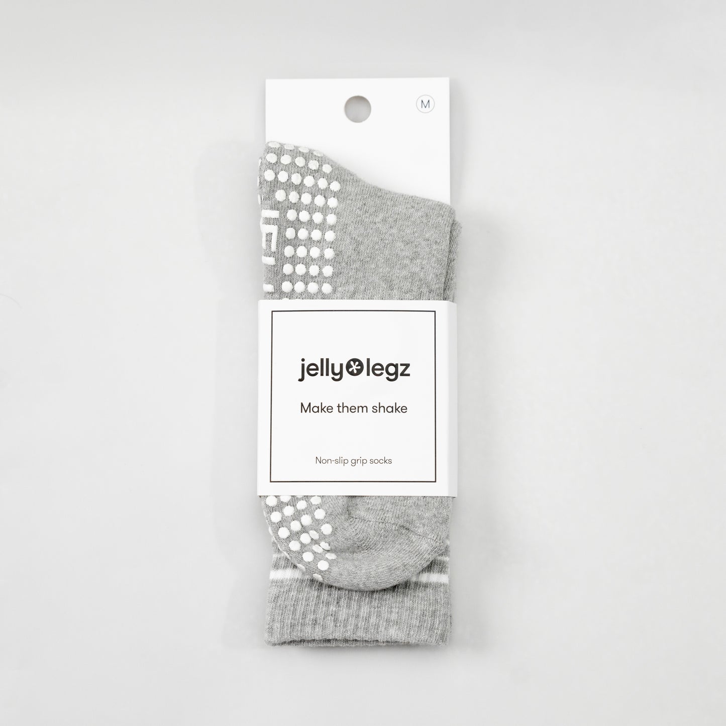 Light Grey SPIRIT QUARTZ Crewe Socks (Limited Edition Crystal Soul)