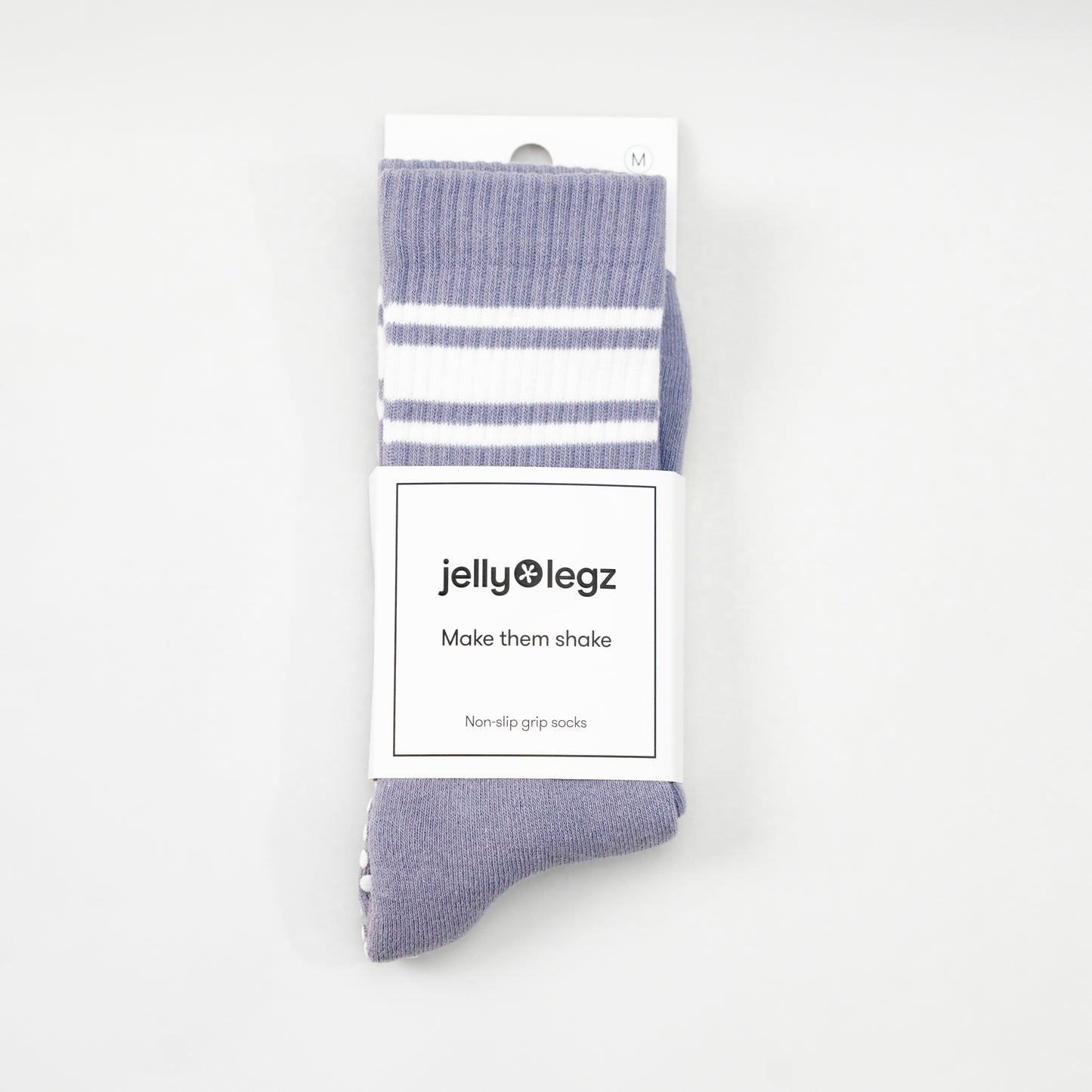 Lilac Blue AMETHYST Crewe Socks (Limited Edition Crystal Soul)