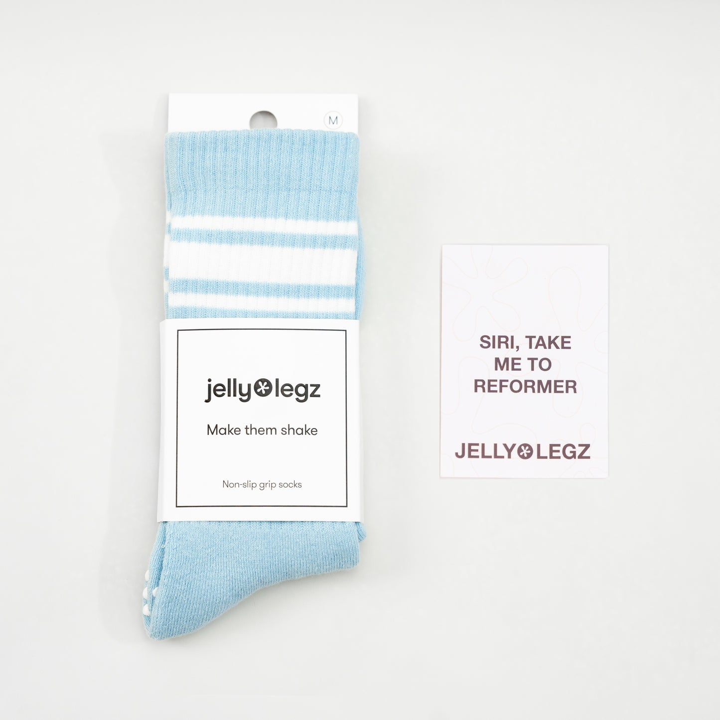 Pale Blue CELESTINE Crewe Socks (Limited Edition Crystal Soul)