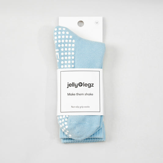 Pale Blue CELESTINE Crewe Socks (Limited Edition Crystal Soul)