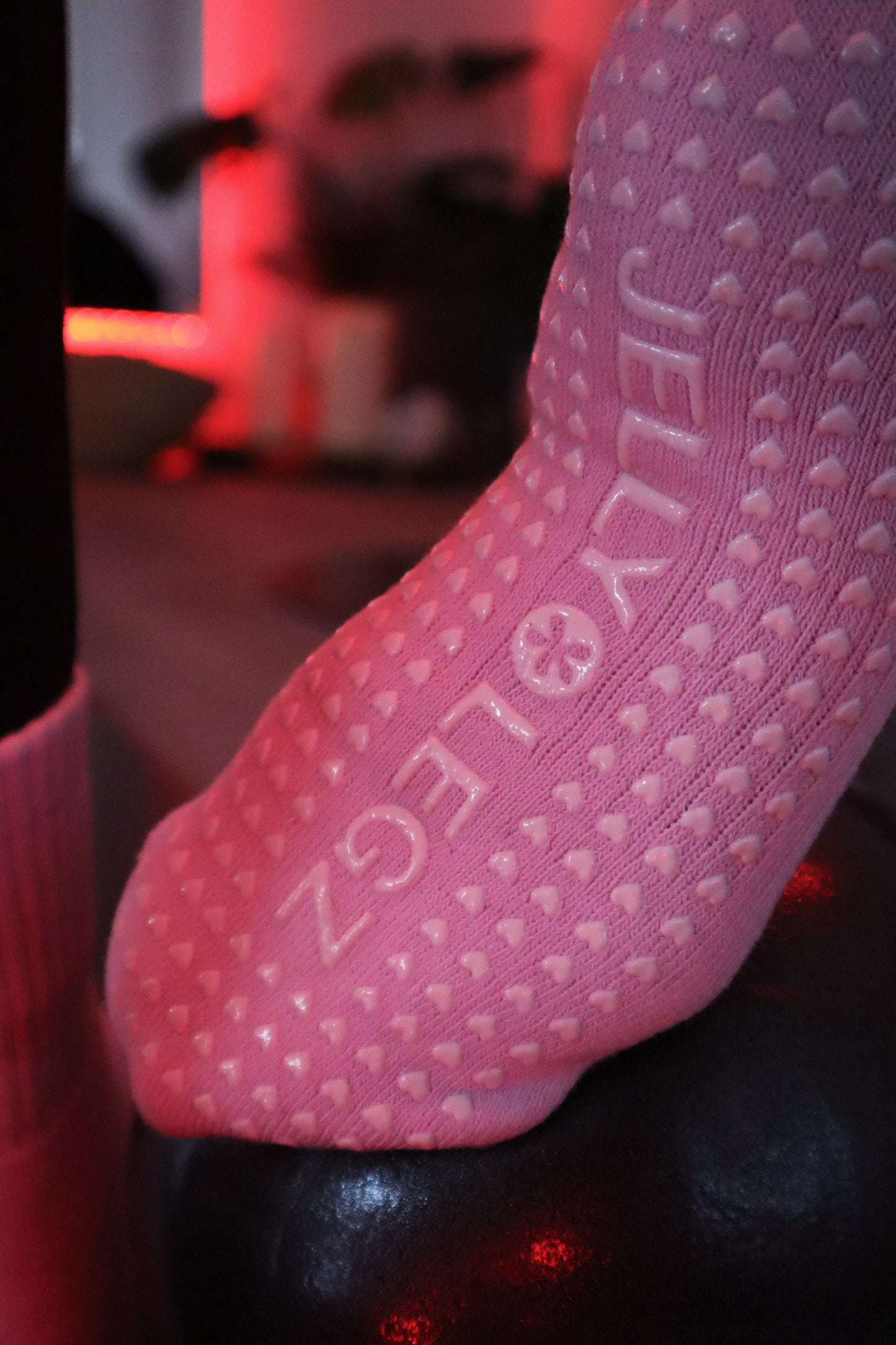 Pinkpilates grip sock by jellylegz
