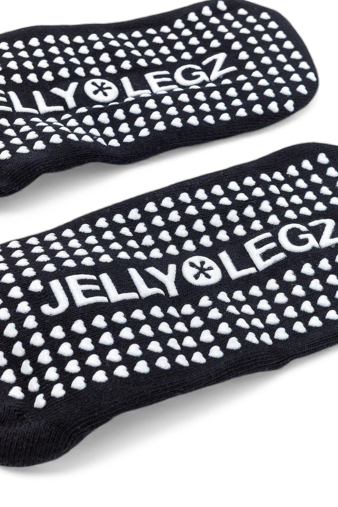 BLACK ONYX PILATES & BARRE INFRARED GRIP SOCKS | HEART & SOLE