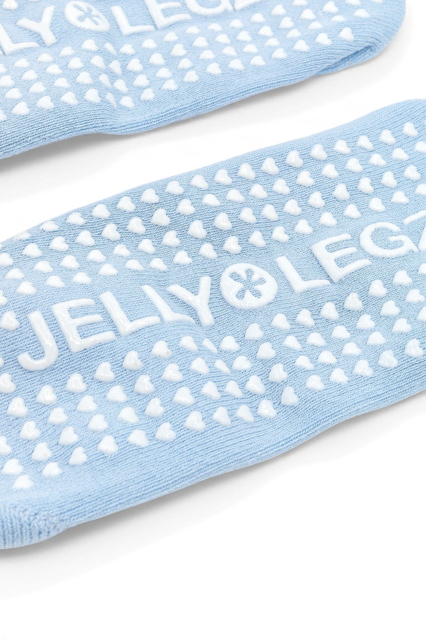 AQUAMARINE LIGHT BLUE PILATES INFRARED GRIP SOCKS | HEART & SOLE