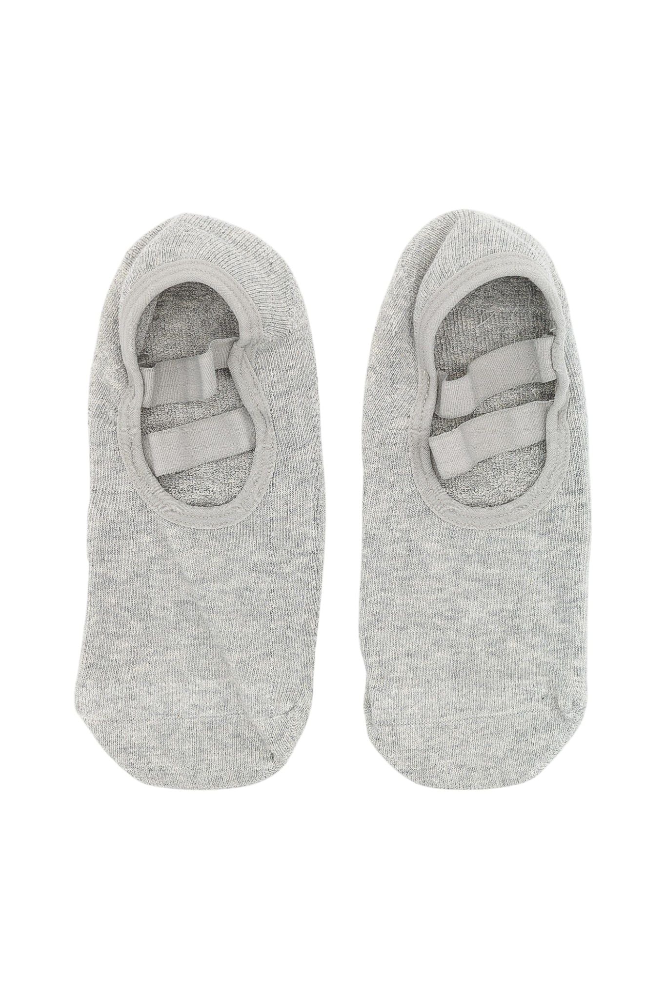 GREY HEMATITE PILATES & BARRE INFRARED GRIP SOCKS | HEART & SOLE