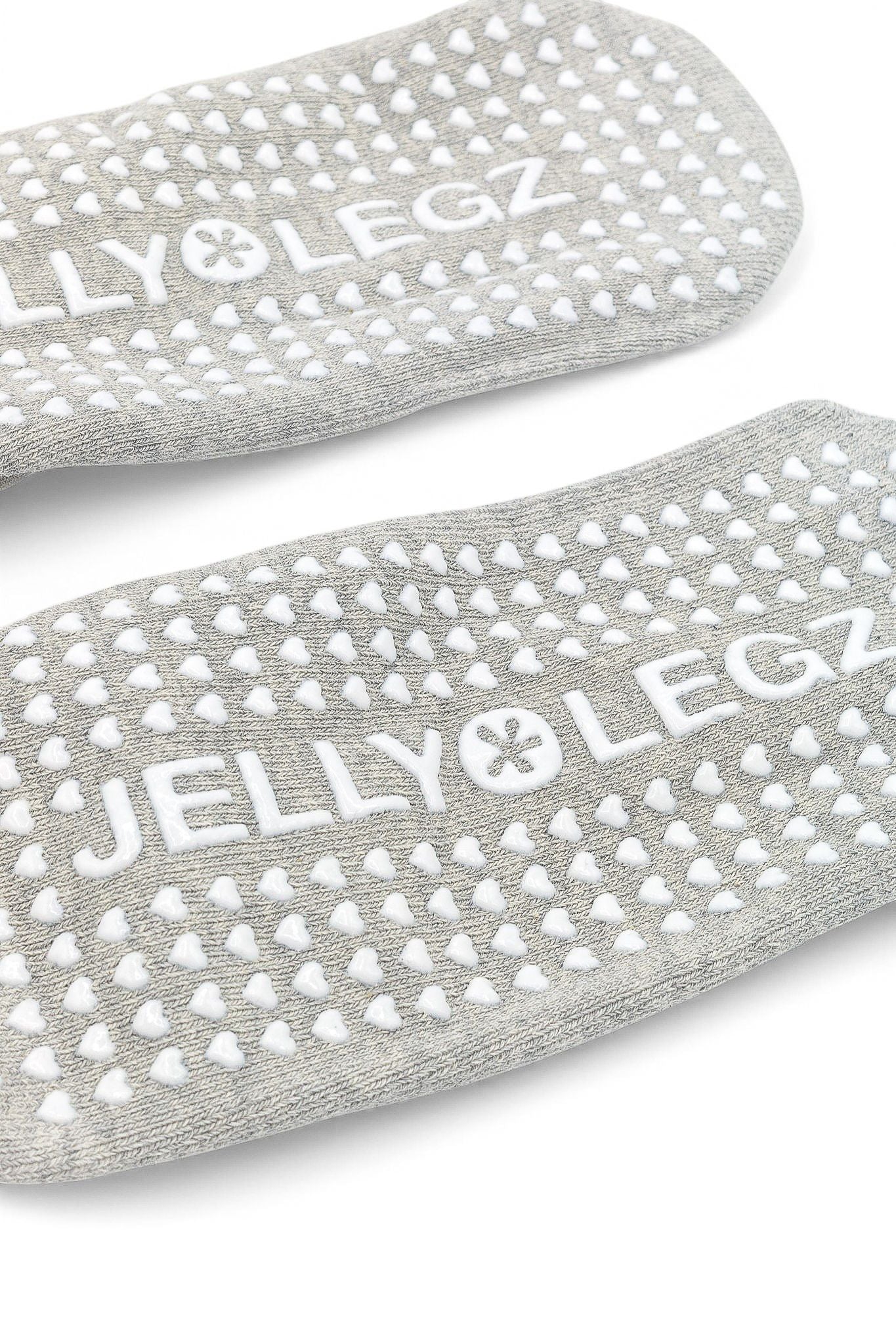 LIGHT GREY INFRARED BARRE & MAT PILATES SOCKS