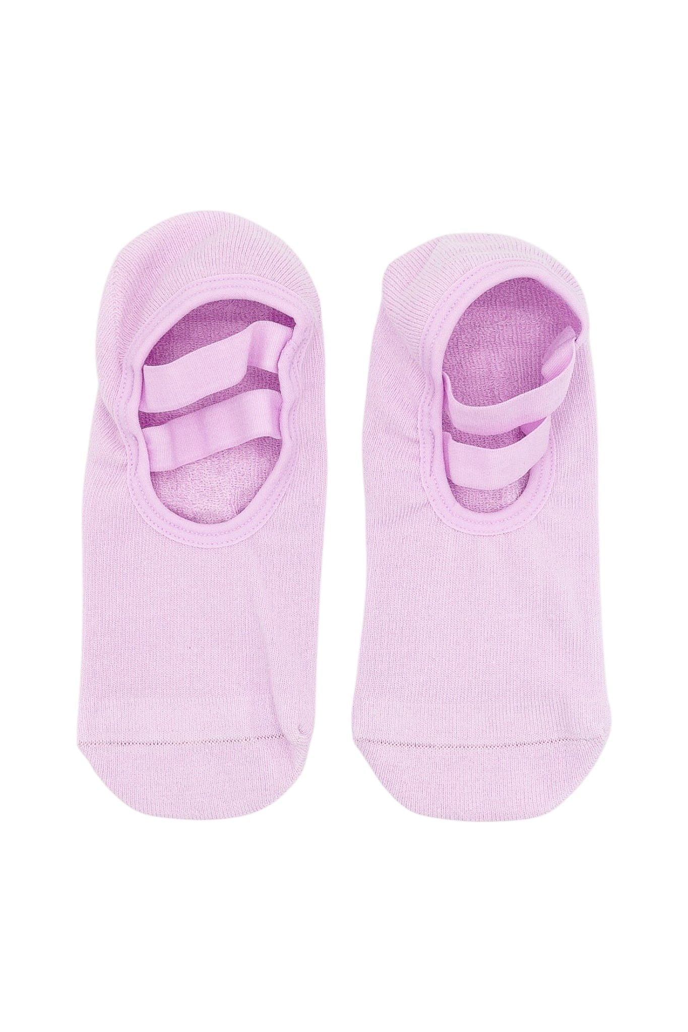 ROSE QUARTZ PINK PILATES INFRARED GRIP SOCKS | HEART & SOLE
